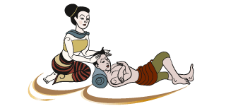 Verbesserten Beweglichkeit Thai-Massage verbesserten Beweglichkeit